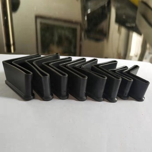 L造型家具角橡胶脚垫护腿/防滑三角脚帽，用于金属腿/床架橡胶脚套