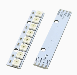8 canali WS2812 WS2812B WS 2811 5050 RGB LED pannello modulo 5V 8 Bit parti del circuito vendita calda - Product Image 4