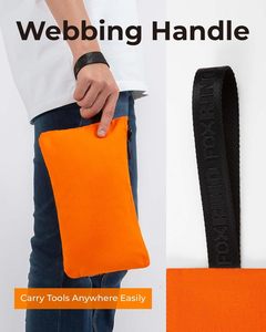 Nhà Máy Biểu Tượng Tùy Chỉnh Standup Dây Kéo Công Cụ Túi Xách Tay Vải Công Cụ <span class=keywords><strong>Pouch</strong></span> Cho Treo Đa Năng Lưu Trữ <span class=keywords><strong>Pouch</strong></span> Với Xử Lý - Product Image 5