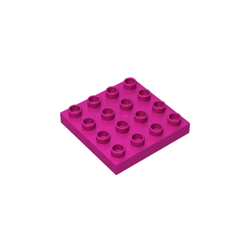 [Gobricks] GDS-D060 all'ingrosso 4x4 Part Square Big Building Blocks assemblare parti con 16 fori (sottile)