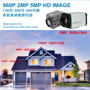 30X Optical Zoom กล้อง2MP 5MP 4-IN-1 AHD TVI CVI CVBS อินเทอร์เฟซออนไลน์การสอน Optical Zoom กล้อง - Product Image 4