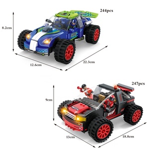 跑车积木套件赛车模型积木套装DIY组装积木跑车 - Product Image 2