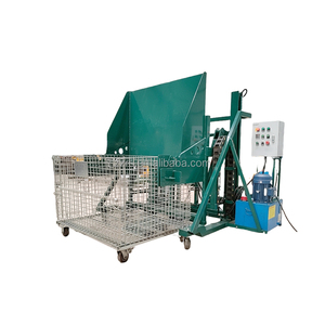 Máquina elevadora y volteadora de cajas clasificadoras Express