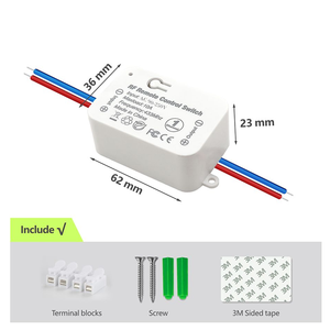 Interruptor inteligente inalámbrico para el hogar, receptor de Control remoto RF de 433Mhz, controlador de botón, interruptor transmisor de Panel de pared 86 - Product Image 2