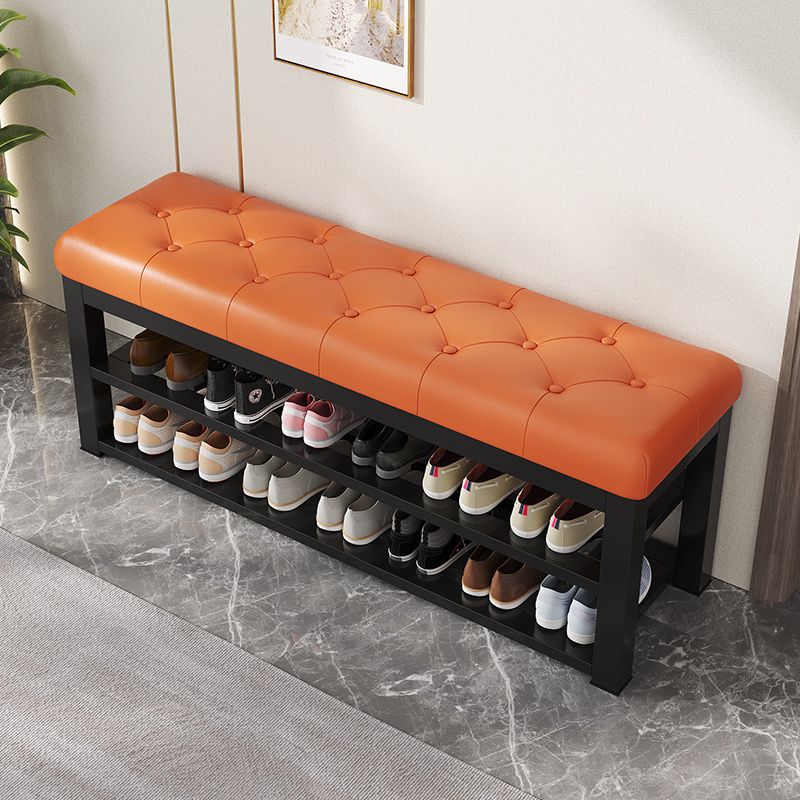 Cadre noir, orange