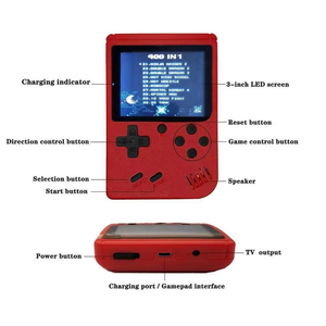 400 in 1 Console di gioco portatile schermo da 2.4 pollici Mini portatile gioco tascabile Console portatile - Product Image 5