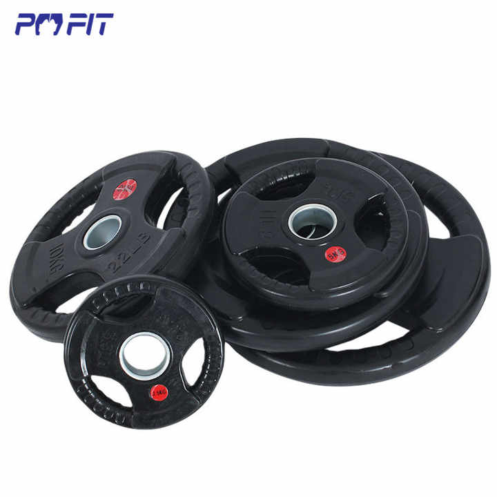 חדר כושר קרוספיט 5kg 10kg 15kg 20kg גומי צלחת משקל כושר צלחות פגוש משקולות גומי dumbbels צלחת