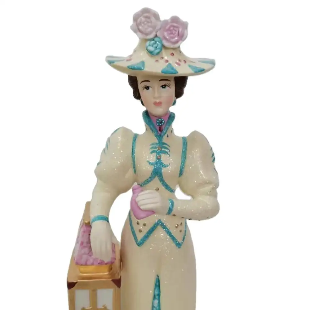 Avon-figura de cerámica Mrs.Albee, color amarillo, con brillo transparente, tamaño y forma, se puede personalizar