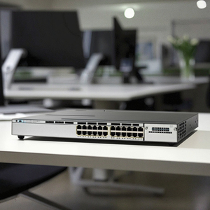 สวิตช์เครือข่ายกิกะบิต CSC 3750X 24พอร์ต WS-C3750X-24T-S ฟังก์ชัน SNMP QoS - Product Image 5