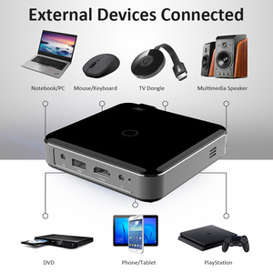 6400MAH Battery Rechargeable 100ANSI LM Outdoor Portable SLIM MINI <strong>DLP</strong> Video Projector with Android9 OS 2+32GB BT5 Touch <strong>Control</strong> - Product Image 6