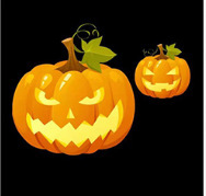 Lampada da proiezione a forma di zucca