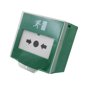 Verde Rottura Vetro Pulsante Di Emergenza Pulsante Di Emergenza Con La Copertura Di Emergenza Segnali di Uscita - Product Image 2