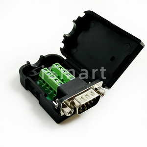 Conector DB9 RS232 Macho Hembra 9 Pin RS485 Terminales de ruptura Conectores COM - Product Image 1