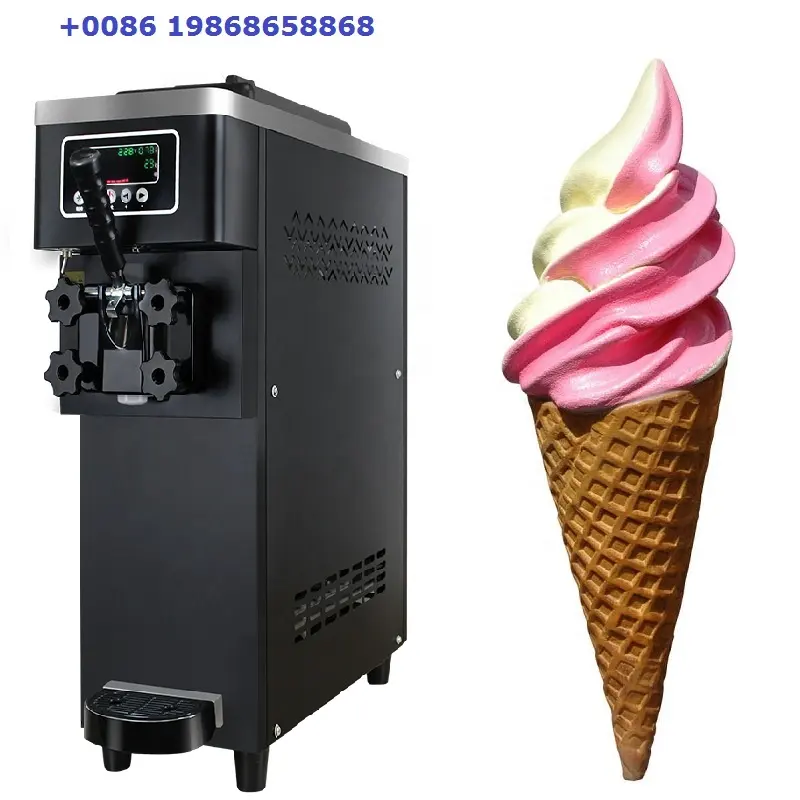 מסחרי Softee עומס רכרוכי גלידה רך קרח קרם מכונה מחיר קרח קרם רך מכונה לשרת וdippin נקודות יצרנית