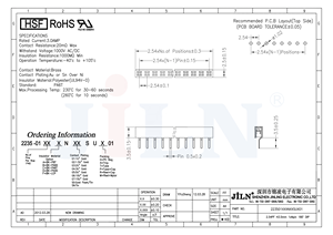 メスヘッダー2.54mmマルチピン単列DIP Typwomenaleピンヘッダーコネクタ (PCBブラックチューブタイプCメスコネクタPCB、PCB)