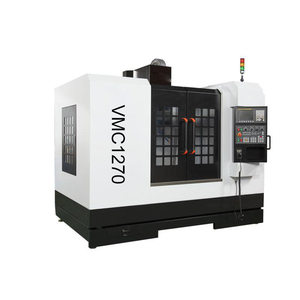 Çin 5-axis dikey CNC işleme makinesi VMC1270 büyük metal CNC freze makinesi zincir çip konveyör - Product Image 4