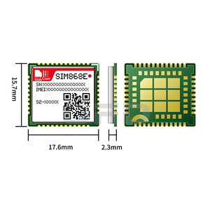 SIM868E GSM/GPRS模块SIMCom四频BT (可选) 双sim卡 (可选) GNSS小尺寸四频GSM GPRS GNSS模块SIM868E - Product Image 2