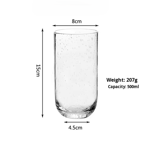 Transparente - Vaso alto - 400ml