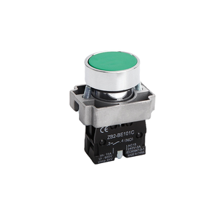 22mm工業用工場フラッシュ押しボタンスイッチ防水LED照明スプリングリターン12V DC IP65レベル金属材料 - Product Image 4