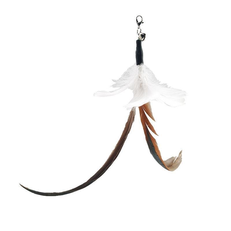 white Brown feather262