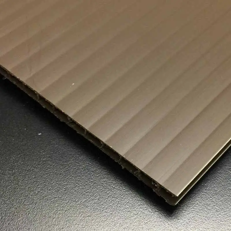 Proteção de piso atacado amostra livre folha de plástico akylux ondulado oco