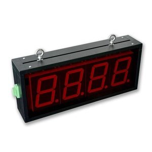 จอแสดงผลตัวเลข LED Modbus rtu/asci/tcp 5นิ้ว4หลักจอแสดงผลเจ็ดส่วนแบบสองด้าน