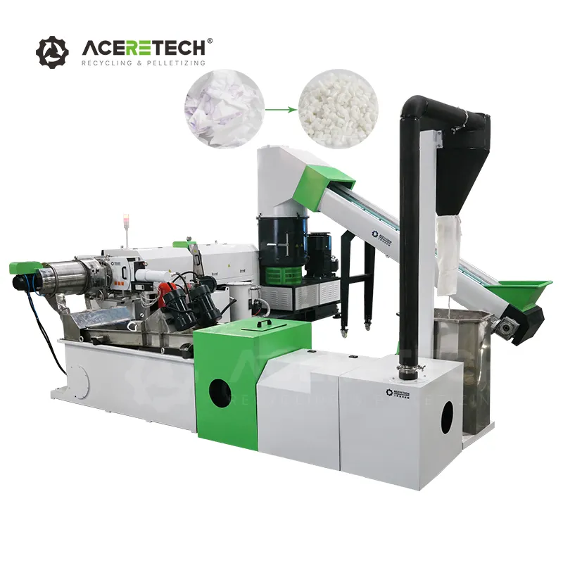 ACERETECH-máquina aglomerante/granulación/reciclaje de residuos plásticos, a la venta