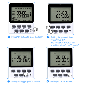 Hochwertiger digitaler Multi-Timer für Pigital-Doppelsc halter - Product Image 2