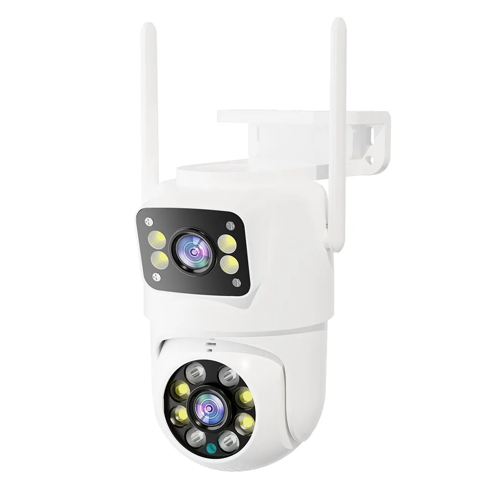 M 4 MP 8 MP 4 K intelligente WLAN Kamera humanoid Überwachungsmelder doppellinse Zoom Kamera außen wasserdichtes drahtloses Netzwerk Überwachungskamera