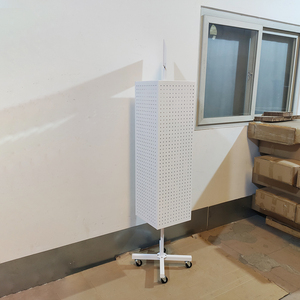 Fanghua Metal Peg board Drehs ocken Displayst änder mit Rollen