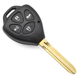T-oyota c-amry Avalon c-orolla matrisi ve TOY43 itmeli anahtar özellikli RAV4 için özel Logo 4 düğmeli uzaktan anahtar kabuk - Product Image 1