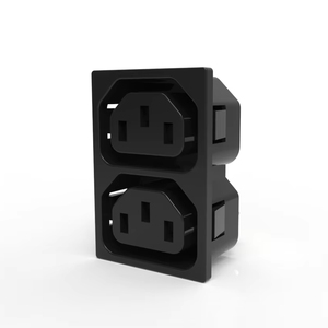 CSK-<strong>B15</strong>-B Snap in IEC C13 Electrical Plug <strong>Socket</strong> Use for Power Distribution Equipment - Product Image 1