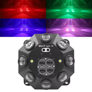 2024ユニークなデザインステージライト8アイ5in1RGBWDMX回転ストロボ効果LEDビームレーザーライトKTVバーディスコDjクラブパーティー用 - Product Image 6