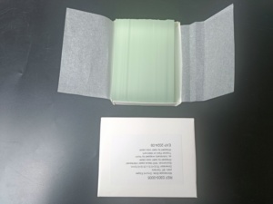 90 45角多规格一次性好价格预清洁显微镜载玻片，带薄纸