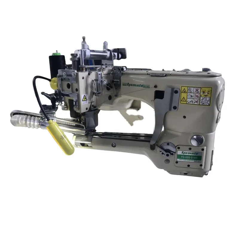 Máquina de coser de corte plano Yamato FD62G, 4 agujas, 6 hilos, usada en Japón