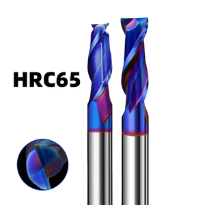 Yüksek hassasiyetli HSS Metal kesici karbür alaşım freze aracı anahtar koltuklu yönlendirici Bit 1 adet 2-Flute HRC55 alüminyum frezeler için - Product Image 5