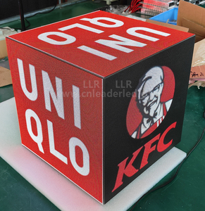 Wifi 4g App Control 3d Magic Led Screen P2.5 P4 P5 Full Color Retail Led Sign Cube Display a Led - Product Image 4