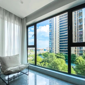 KT110 High-quality Aluminum Sliding <strong>Window</strong> with Three-layer Glass Explosion-proof and Hurricane-resistant Ventanas Antiruido.