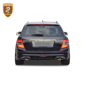 Mercedes benz w204 araç gövde kiti wd stil c sınıfı ön arka tampon - Product Image 5