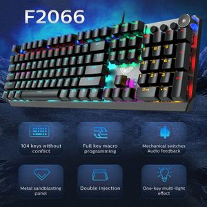 Aula LKFE0053 Control Board Blaue Schalter Tasten Anti-Ghost ing Backlit Gaming Mechanische Tastatur - Product Image 2