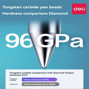 Deli SA500 High Quality <strong>Color</strong> Gel Pen Pink 1 Student <strong>Note</strong>-taking NoteTaking <strong>Notebook</strong> Colored Pen Press Move Smooth Signature Pen - Product Image 4