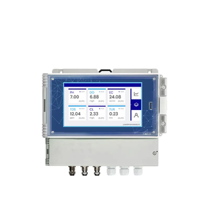Monitor en línea de prueba de calidad del agua multiparámetro Ph/ORP/cloro/oxígeno disuelto/ozono con registro de datos