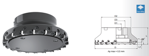 Worldia High Speed with CBN FMP-SD Indexable Milling Cutterscutting Tools Diamond Milling <strong>Cutter</strong> Pcd <strong>Pcbn</strong> Tools - Product Image 4