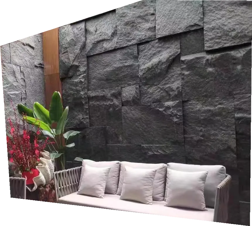 Venta caliente PU piedra decoración interior y exterior 2023 material popular