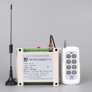 Manufaktur DC12V RF Funk fernbedienung schalter 315MHz Funk fernbedienung 8-Kanal-Relaismodul HF-Fernbedienung - Product Image 1