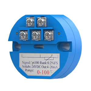 Termistor de uso industrial Pt100 -50 °C-250 °C Sensor de temperatura 4-20mA Módulo de conversión de temperatura de salida Transmisor RTD - Product Image 1
