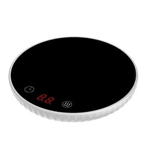 Calentador de taza de café inteligente eléctrico, posavasos y control de temperatura con temporizador para oficina y hogar - Product Image 4
