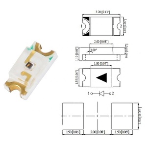 850nm 940nm Infrared <strong>LED</strong> Diode 940nm IR Infrared <strong>Led</strong> 1206 <strong>Led</strong> Chips Right Angle 850nm 940nm IR Smd <strong>Led</strong> CE,ROHS Certificate