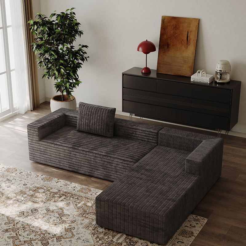 Black-Chaise Lounge (Right Side)
