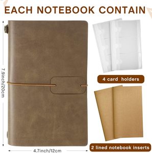 Tùy chỉnh Debossed Logo A4 A5 da chính hãng kinh doanh máy tính xách tay - Product Image 6